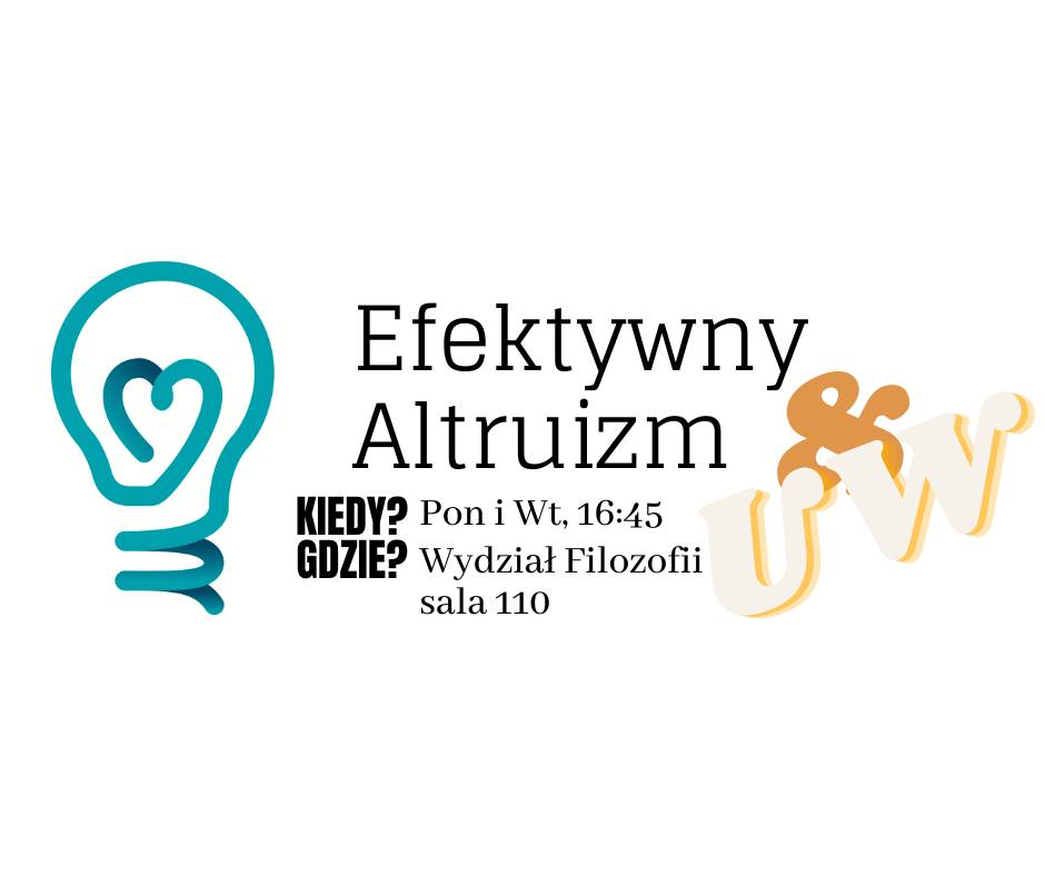 Otwarte spotkania SKN Efektywnego Altruizmu UW - gr. pon.