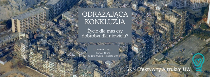 Odrażająca konkluzja - Życie dla mas czy dobrobyt dla niewielu?